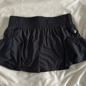 Free People Movement Black Get Your Flirt On Shorts
